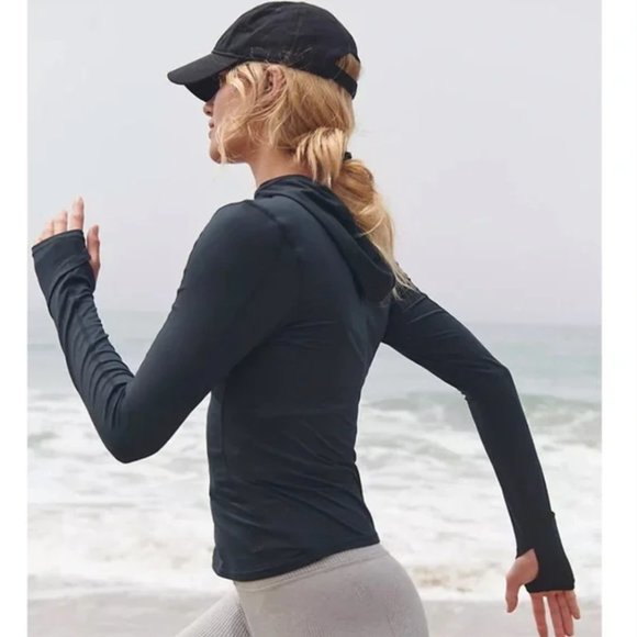 Free People Black Layer Hoodie Size S - Picture 3 of 10